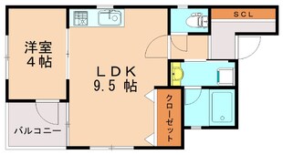 千代県庁口駅 徒歩5分 2階の物件間取画像